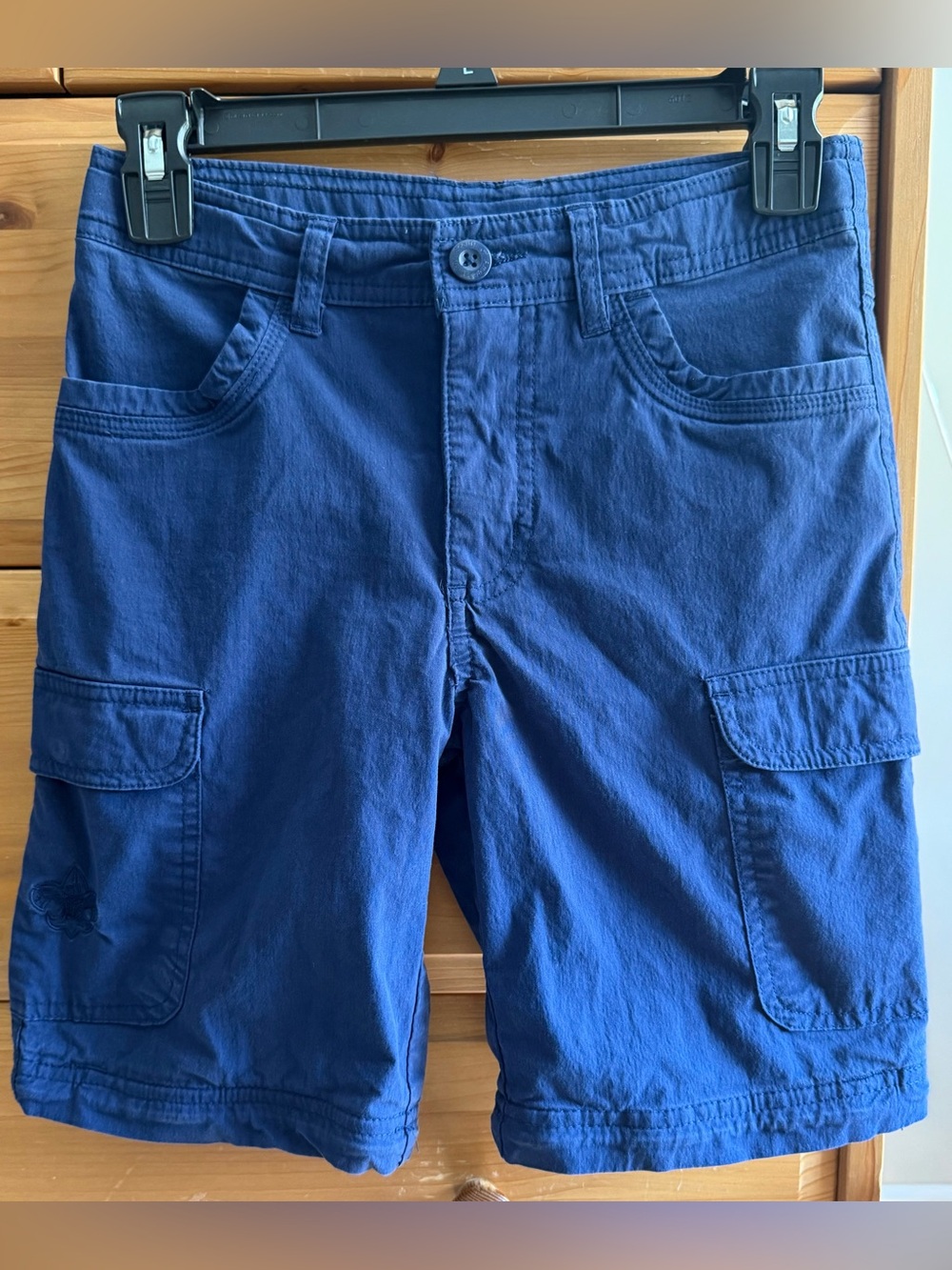 Boys Cub Scouts Navy Blue Cargo Shorts